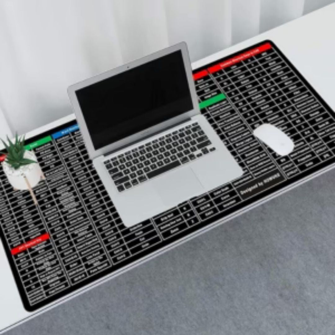 ExcelPad® - ALFOMBRILLA DE RATÓN ANTIDESLIZANTE CON ACCESO DIRECTO A ECXEL/WINDOWS