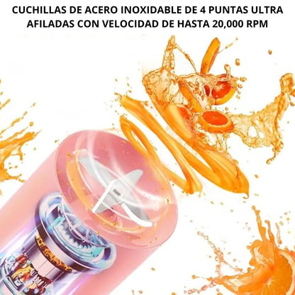 MiniBlend® - MINI LICUADORA PORTÁTIL, IDEAL PARA BATIDOS RÁPIDOS