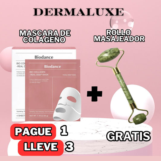 Dermaluxe® - MASCARILLA DE COLÁGENO QUE REAFIRMA Y REJUVENECE